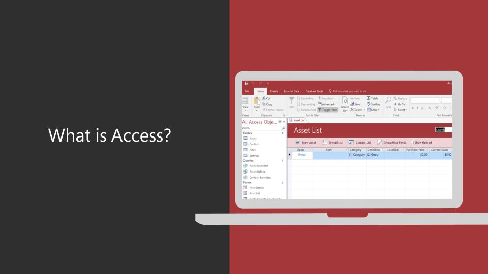 آموزش Access 2016